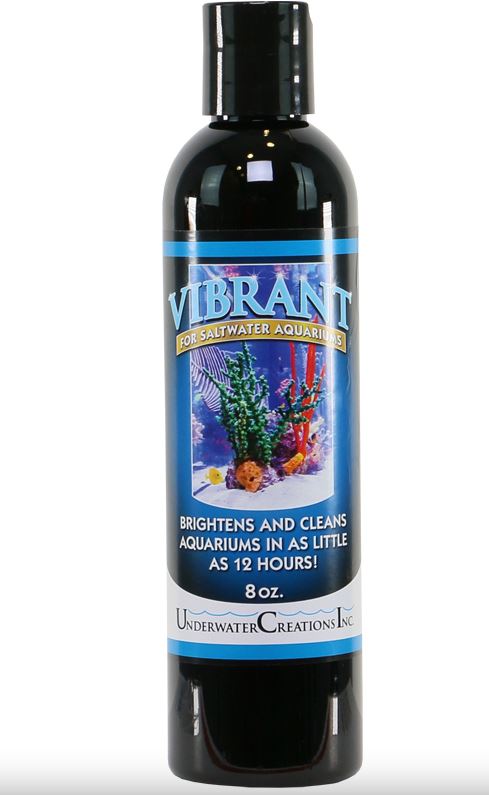 Underwater Creations - Vibrant Saltwater 236ml 8oz - Chiarificatore Biologico Antialghe per acqua marina