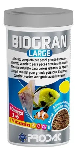 Prodac - BioGrain Large 450gr alimento composto in granuli per tutti i tipi di pesci d’acquario