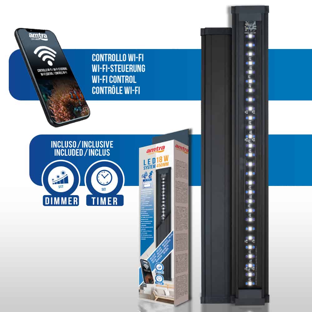 Amtra - Led System Reef WI-FI Plafoniera Per Acquario Marino