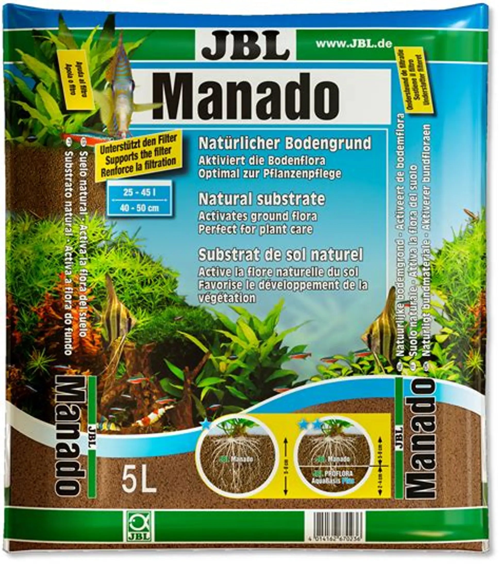 JBL - Manado - Substrato per acquari piantumati