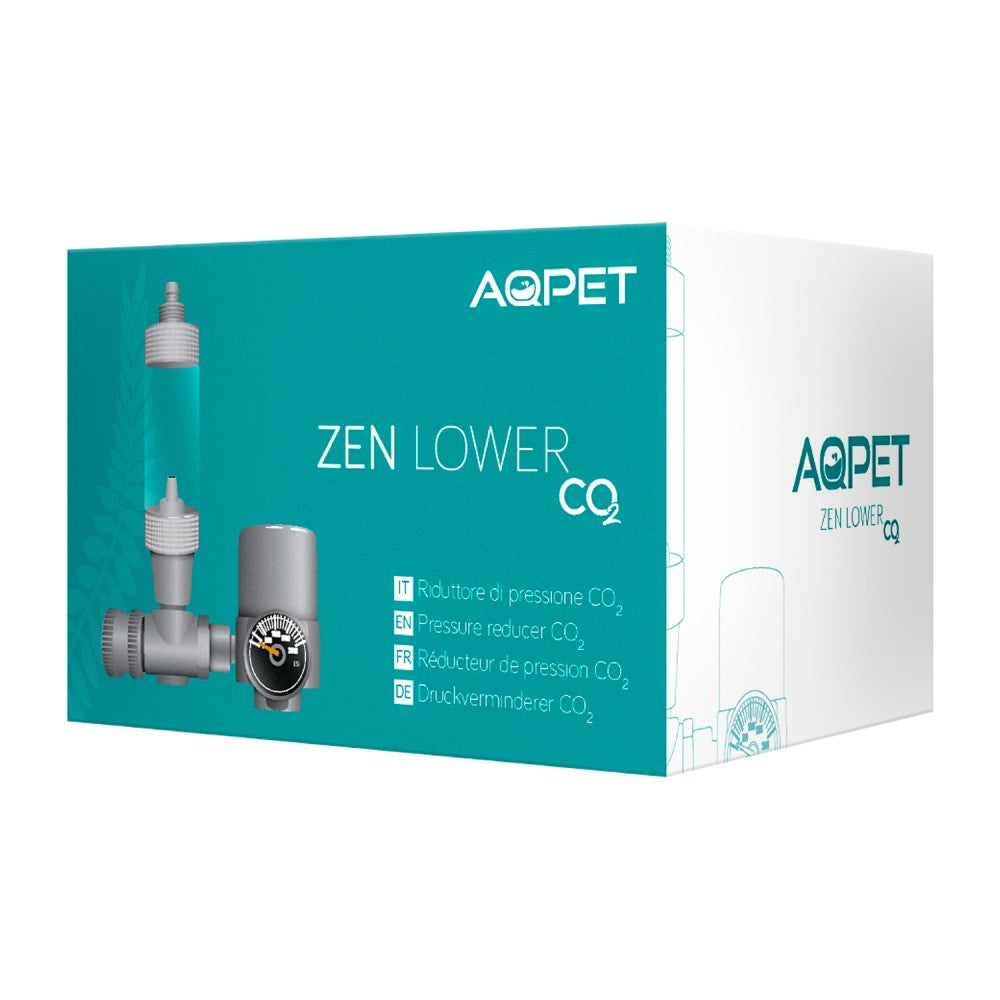 Aqpet Zen Lower CO2 - Riduttore di Pressione per Impianti CO2 bombole usa e getta filetto 10*1