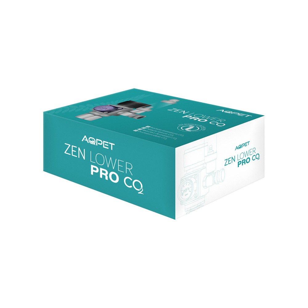 Aqpet Zen Lower Pro CO2 - Riduttore di Pressione per Bombole Ricaricabili