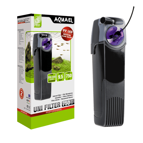 Aquael - Uni Filter UV Filtro Interno Completo di Lampada UV