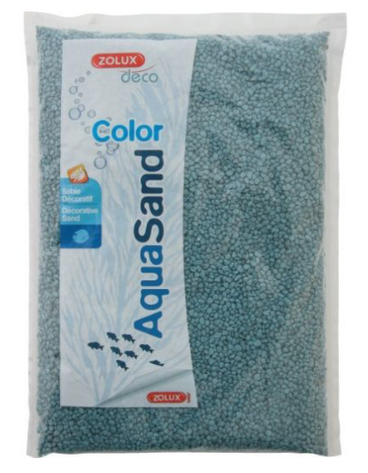 Zolux - Ghiaia Quarzo Ceramizzato Blu Neon 2-3mm 5kg