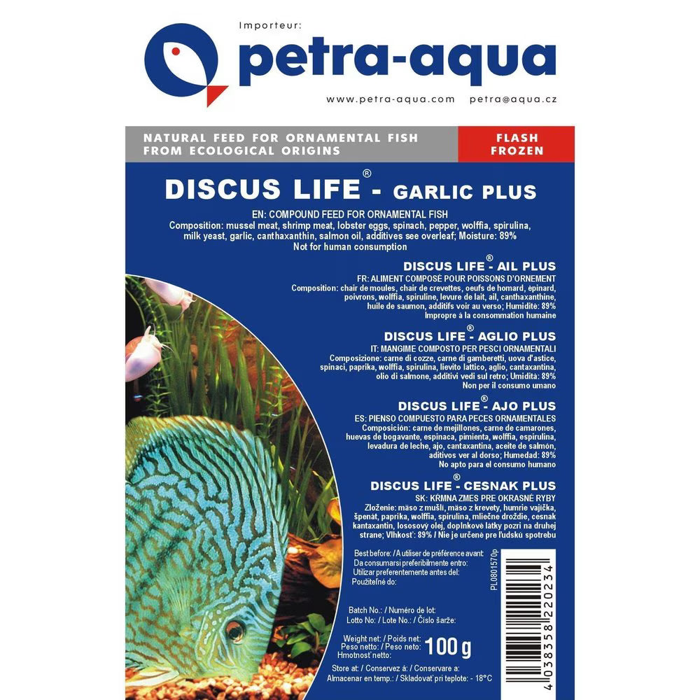 Petra - Discus Garlic PRODOTTO CONGELATO Blister 100gr - Prodotto non acquistabile con altri*