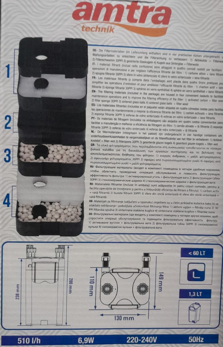 Filtro esterno FILPRO EX 500 AMTRA