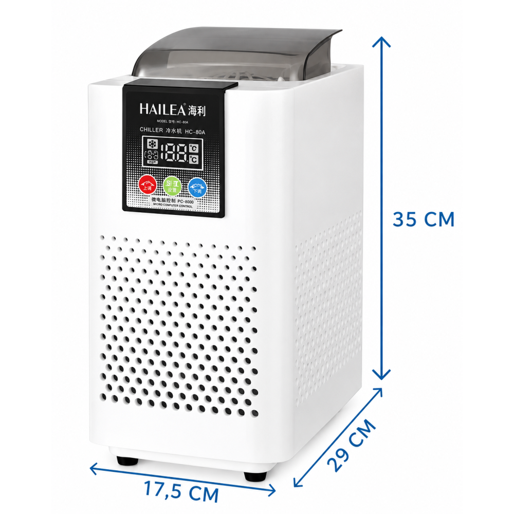 Hailea - PREVENDITA - Hailea HC-80A – Mini Refrigeratore per acquari fino a 150 litri