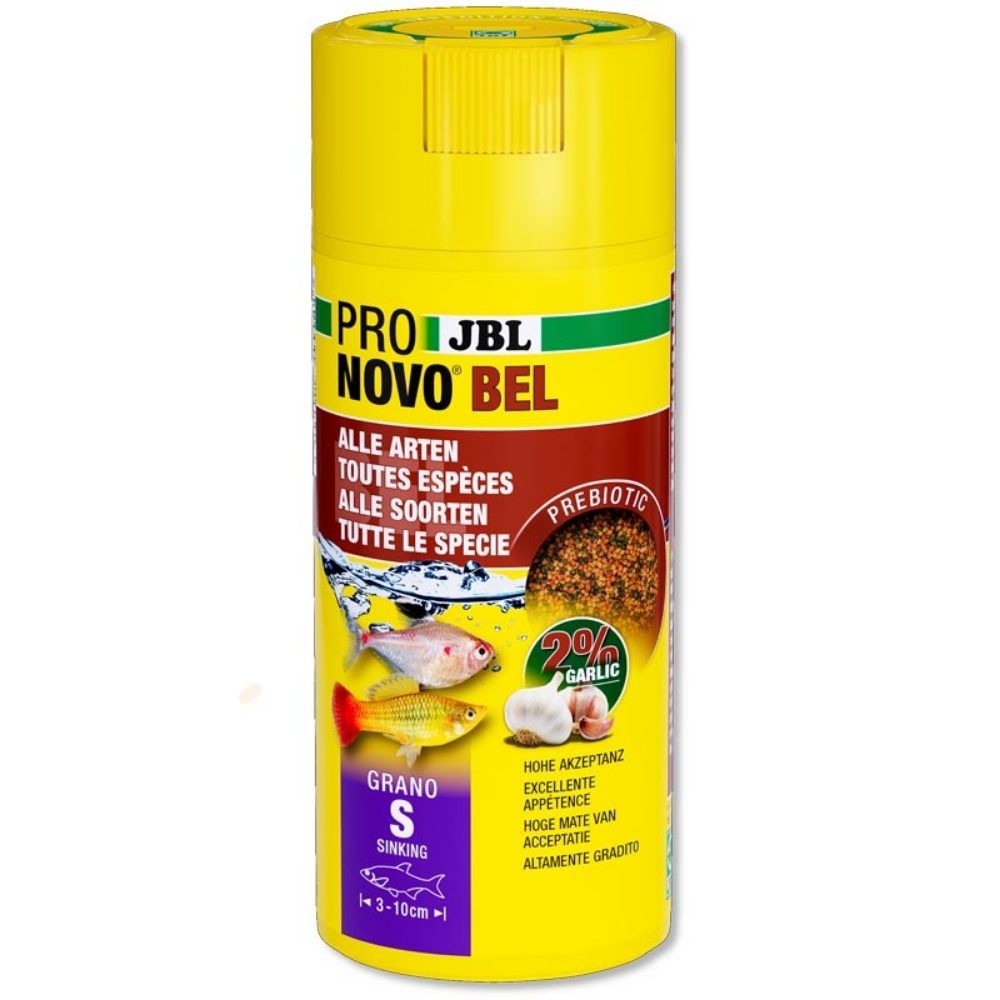 JBL - ProNovo Bel Grano S - Mangime base in granuli per tutti i pesci ornamentali da 3 a 10cm