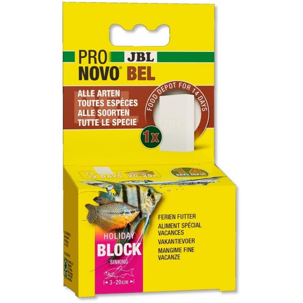 JBL - ProNovo Bel Holiday 43g - blocco di mangime per tutti pesci d'acqua dolce