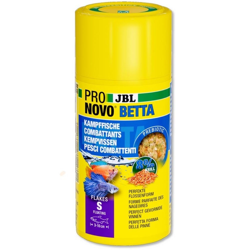 JBL - ProNovo Betta Flakes S 100ml - fioccato di base per Betta da 3 a 10cm