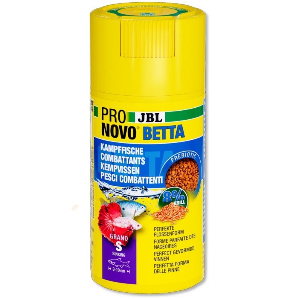 JBL - ProNovo Betta Grano S Click 100ml - granulato di base per Betta da 3 a 10cm