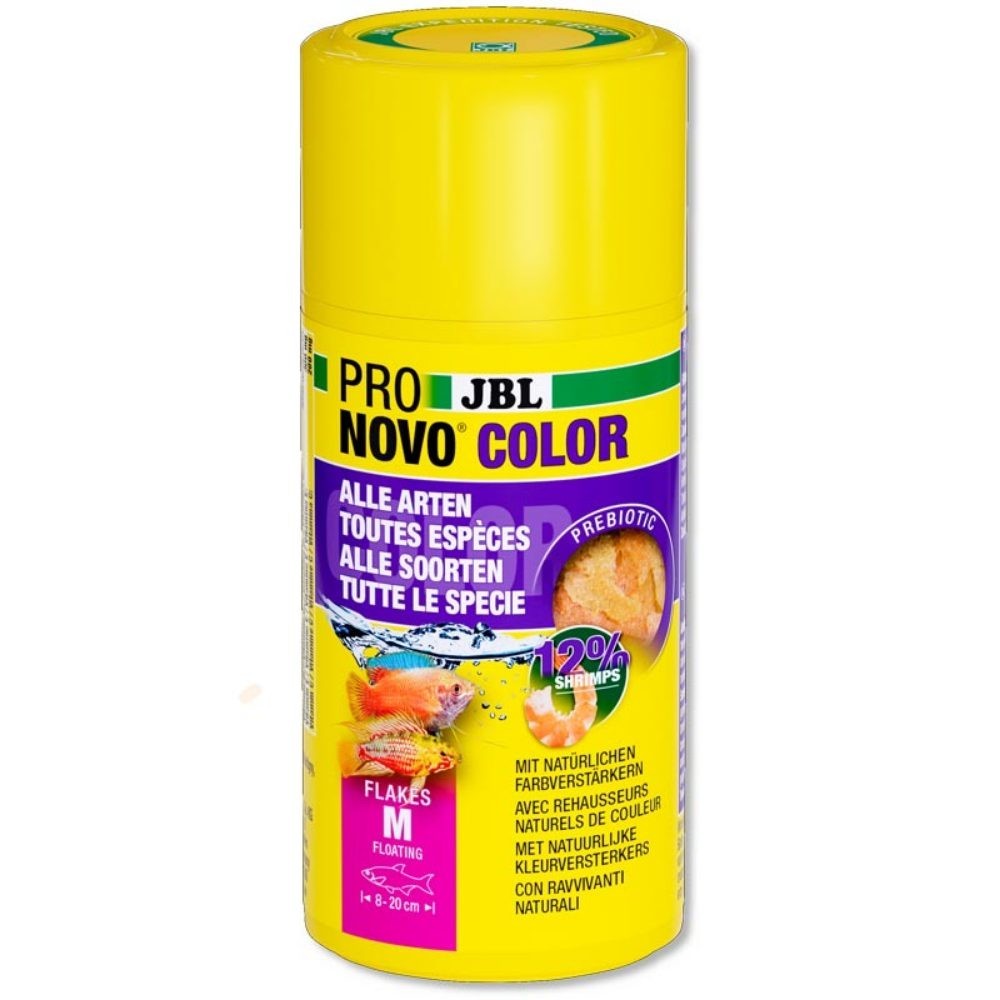 JBL - ProNovo Color Flakes M - fioccato per colori brillanti per tutti i pesci tropicali da 8 a 20cm
