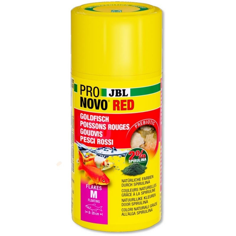 JBL - ProNovo Red Flakes M - Mangime base in fiocchi per tutti i pesci rossi da 8 a 20cm