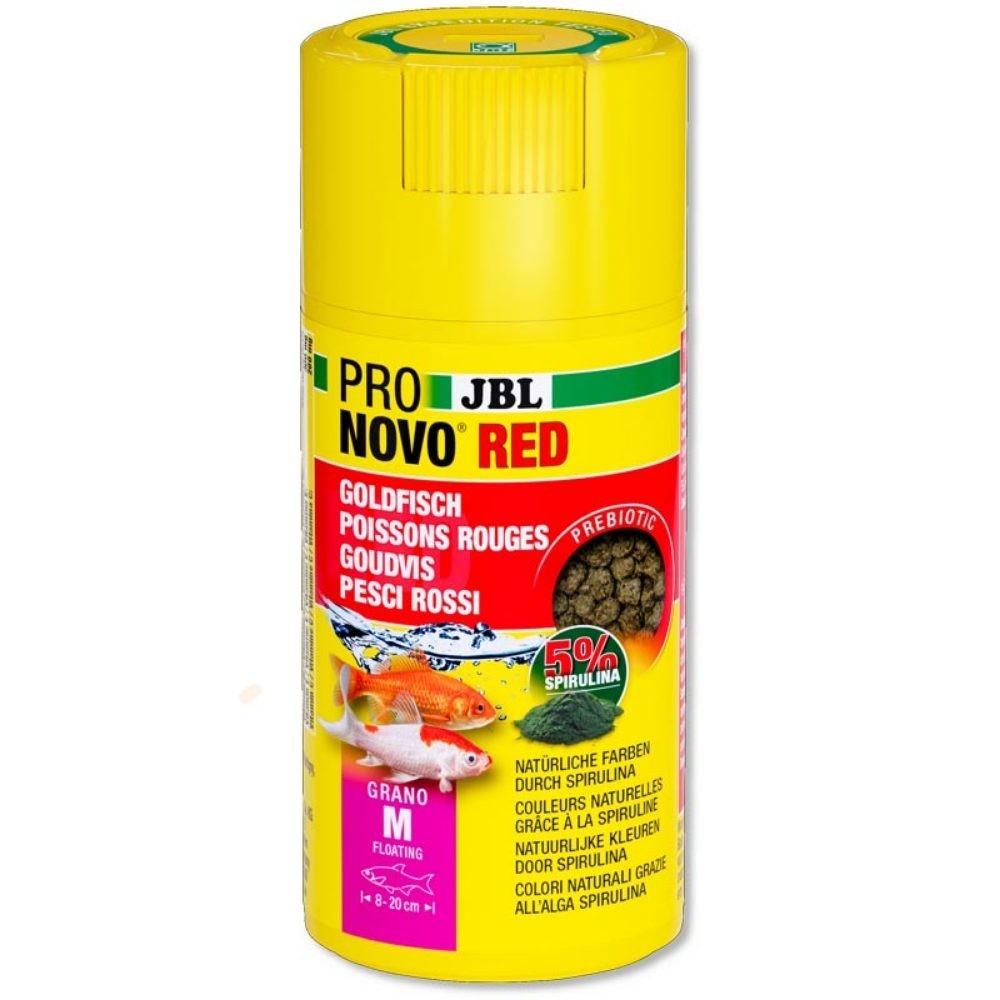 JBL - ProNovo Red Grano M - Mangime base in granuli per tutti i pesci rossi da 8 a 20cm