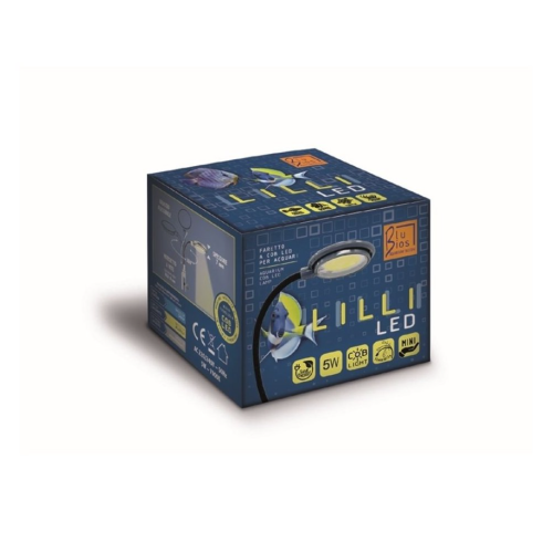 Blu Bios Lilli Led Lampada flessibile per piccoli acquari aperti 5W