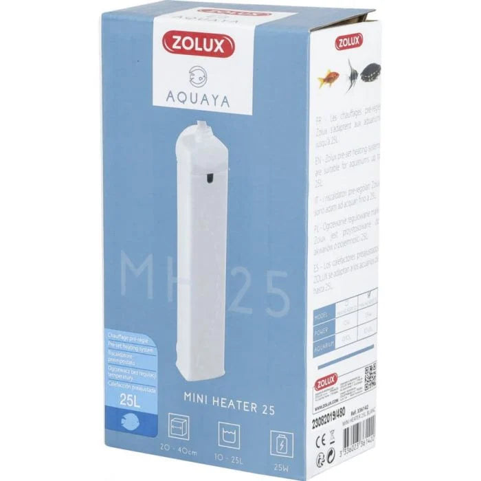 Zolux Aquaya -Riscaldatore Acquario MINI HEATER 10 per massimo 25 L