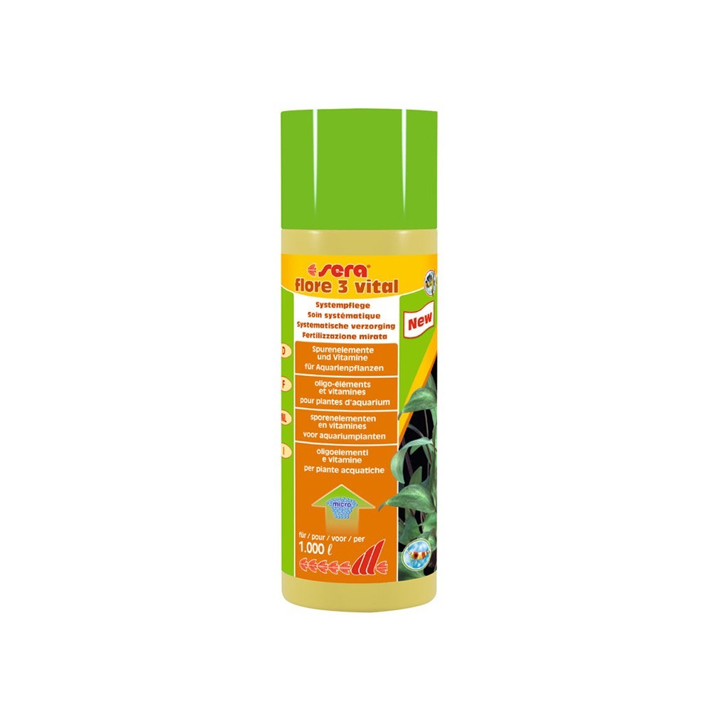 Sera - Flore 3 Vital - 250ML Micronutrienti per acquari piantumati