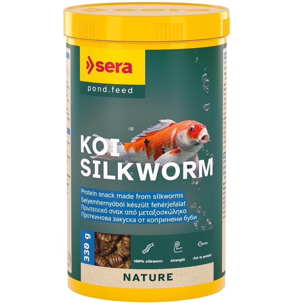 Sera - Koi Silkworm 1000ml/330gr - Bachi da Seta per Carpe