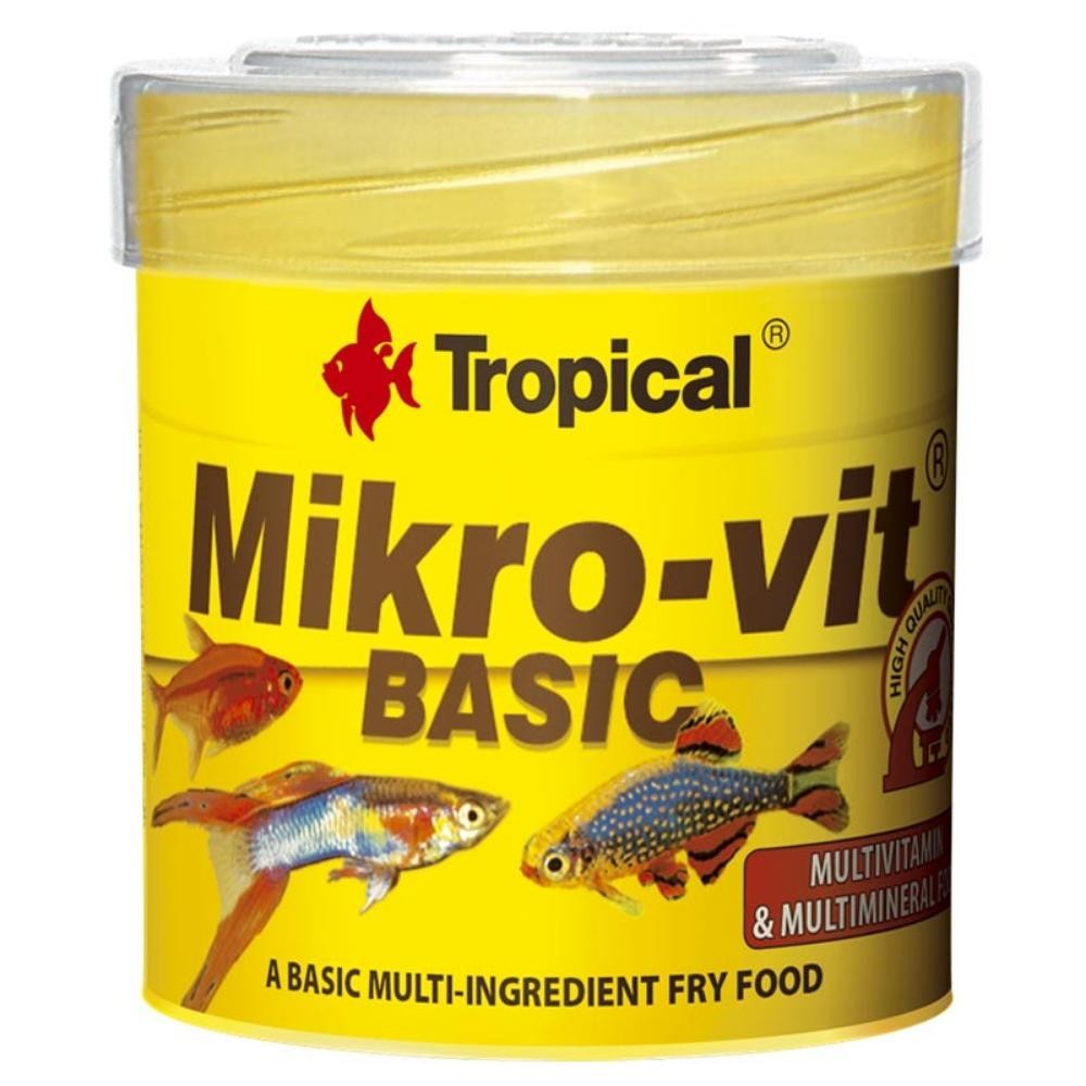 Tropical - Mikrovit Basic per Avannotti 50 ml / 32g - mangime specifico per avannotti