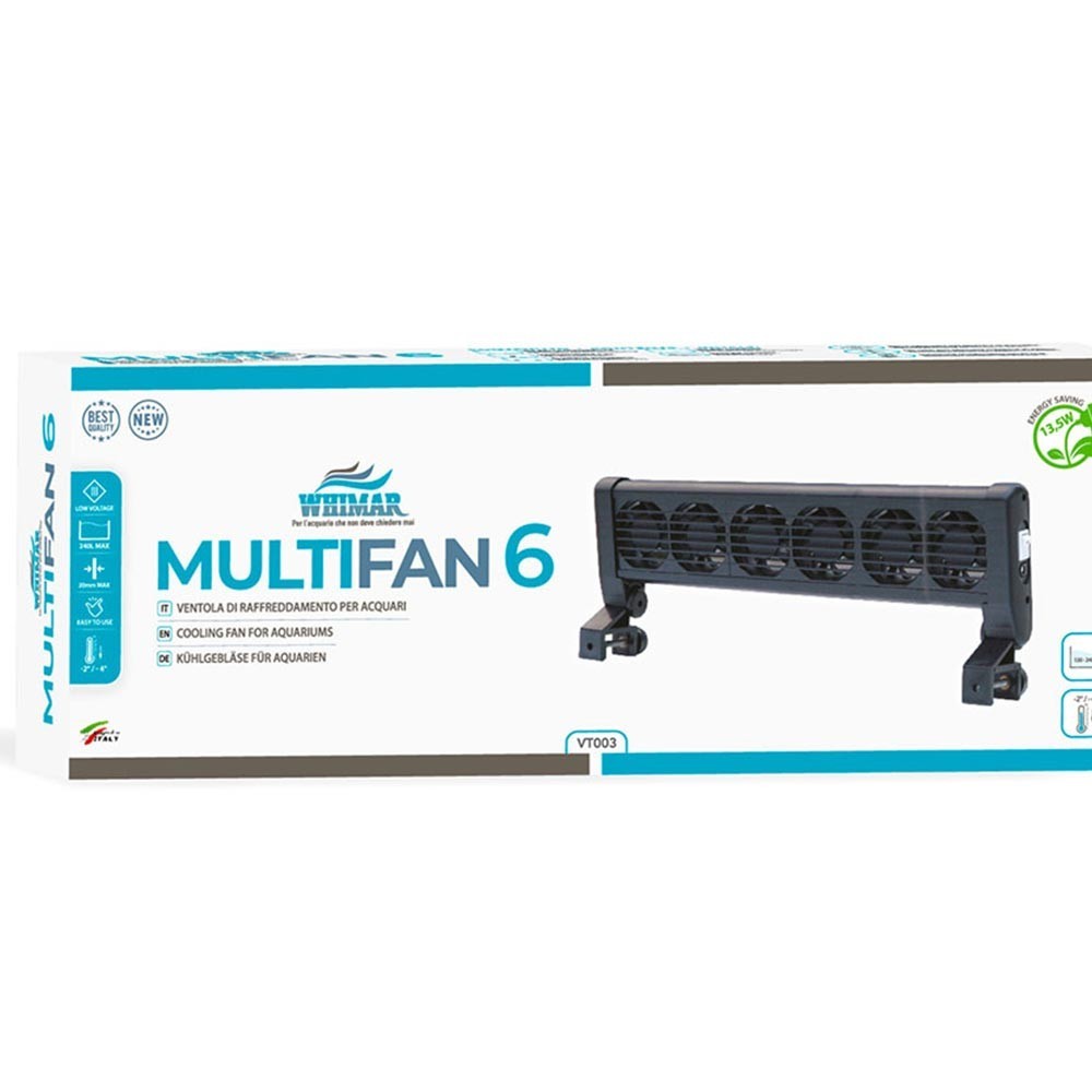 Whimar - MultiFan 6 - ventole di raffreddamento per acquari 120-240LT