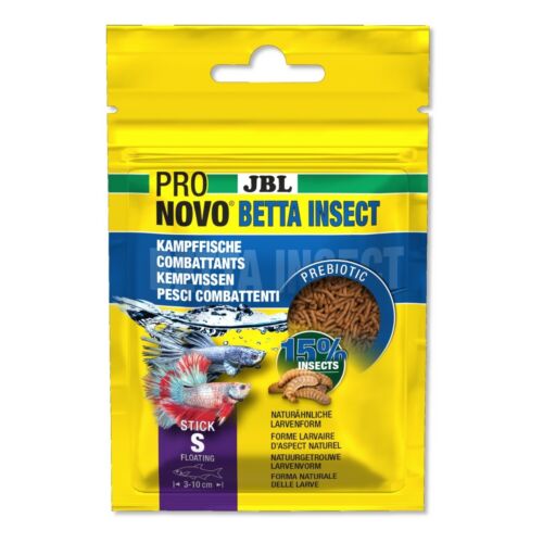 JBL - Pronovo Betta Insect Stick S 20ml - Mangime per Pesci Betta e altri