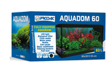 Prodac - Aquadome 60 + Starter kit Acquario completo Dimensione: L 60 x P 30 x H 35 cm / Volume: 63 litri / BIANCO
