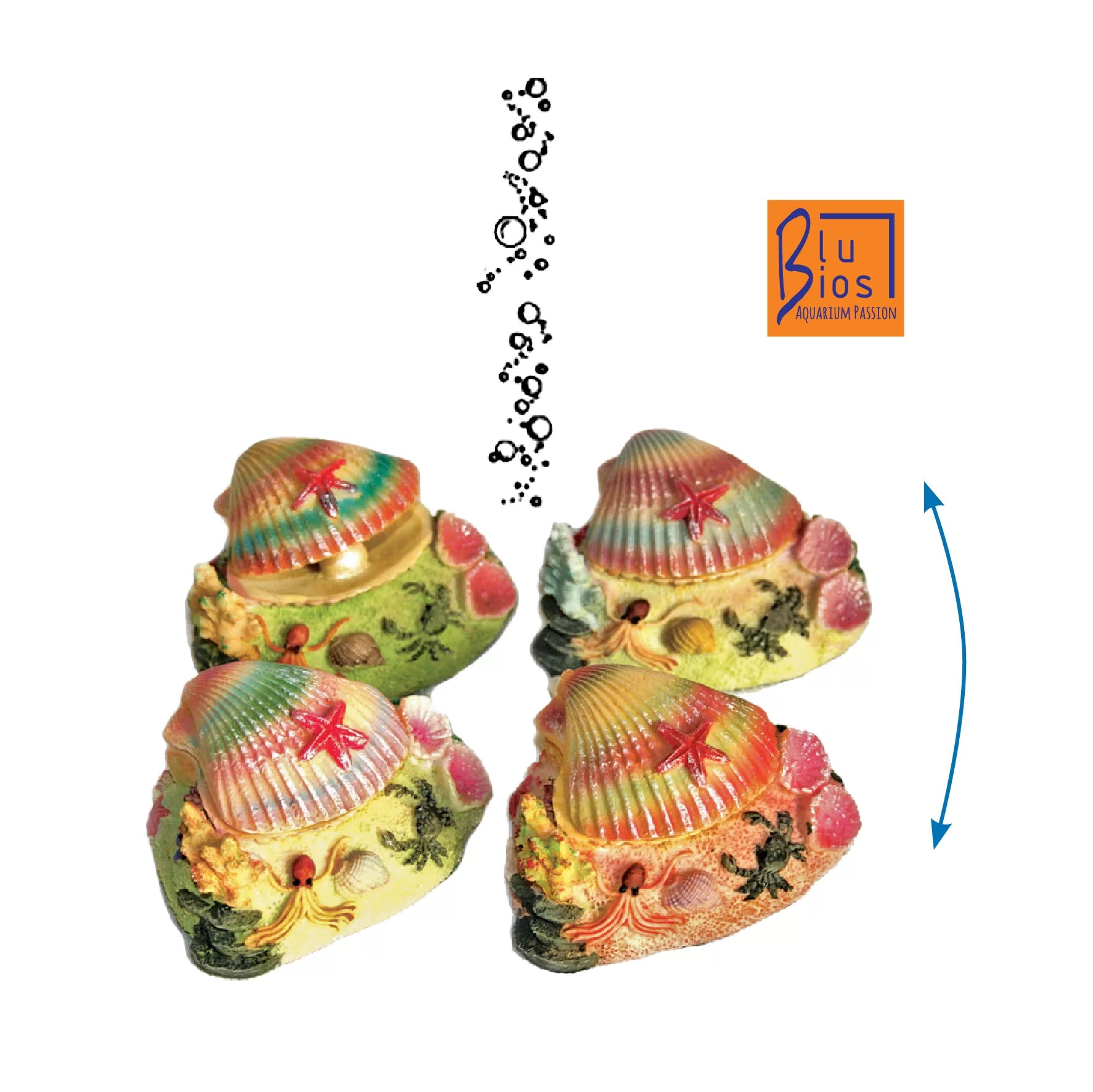 BluBios - Action Conchiglia Piccola Decorazione in Resina