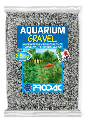 Prodac - Ghiaia Sale e Pepe Bianco Nera 2.5kg 2-3mm