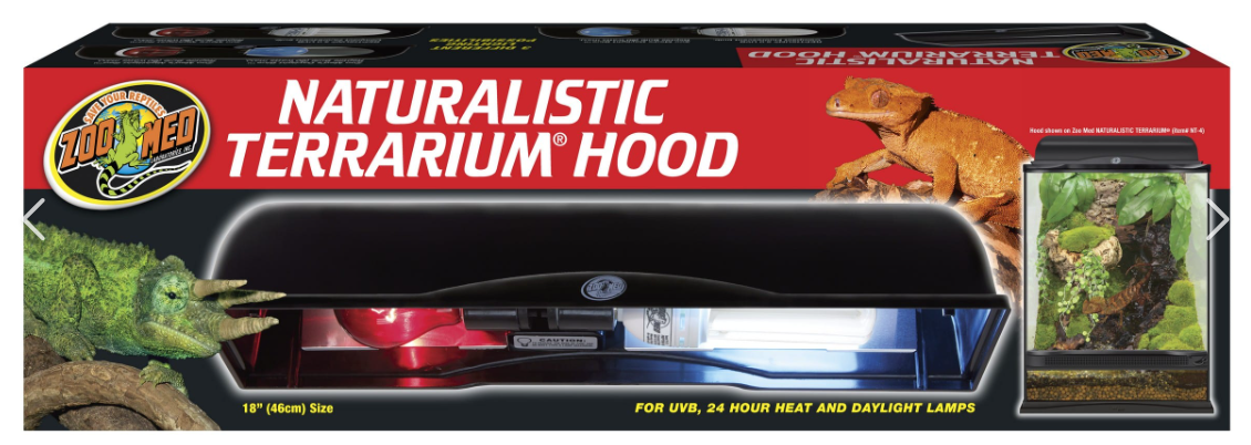 ZooMed -  Naturalistica Terrarium Hood Lampada per Terrari 46cm