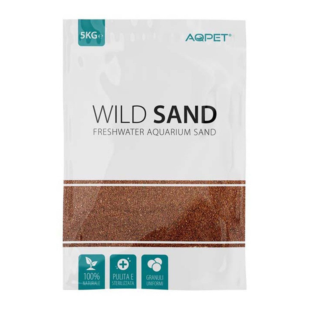 AqPet - Wild Sand RED BRICK 1mm 5kg - sabbia naturale per acqua dolce