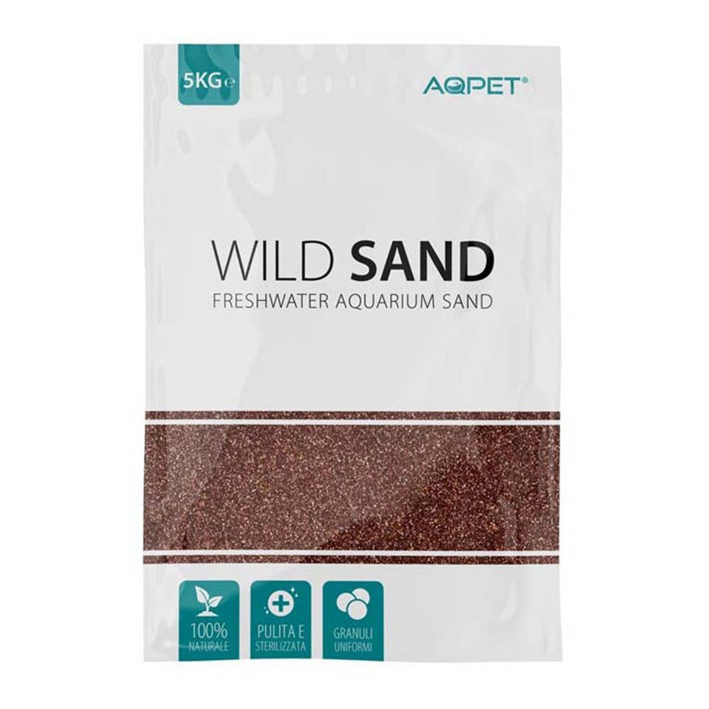 AqPet - Wild Sand RED ZAFIRO 1mm 5kg - sabbia naturale per acqua dolce