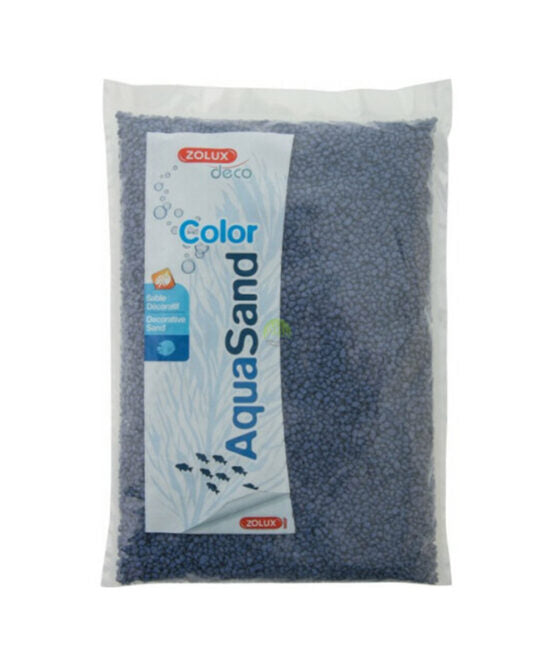 Zolux - Ghiaia Quarzo Ceramizzato Blu Oltremare  2-3mm 5kg