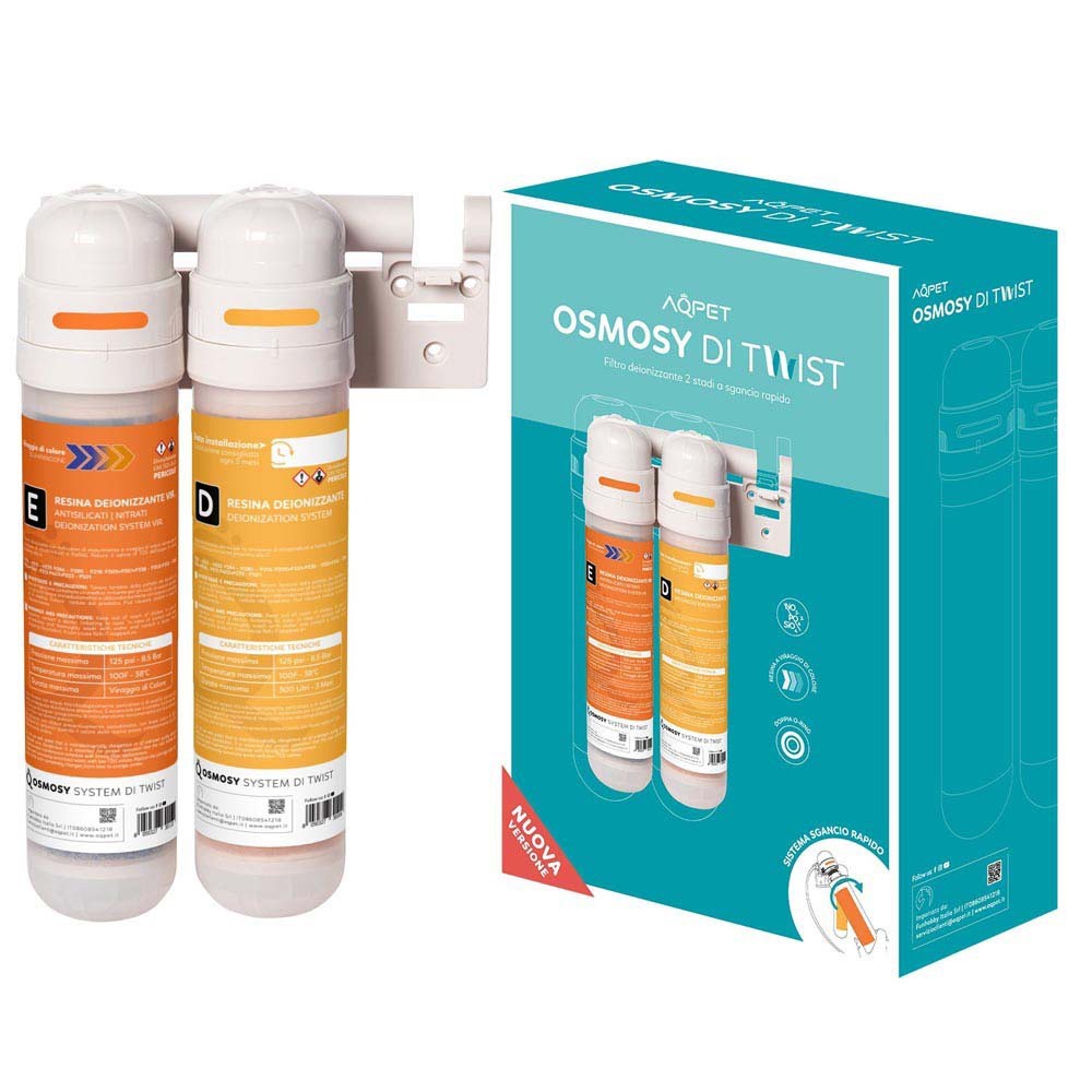 Aqpet Osmosy DI Twist - post-filtro deionizzante a 2 stadi