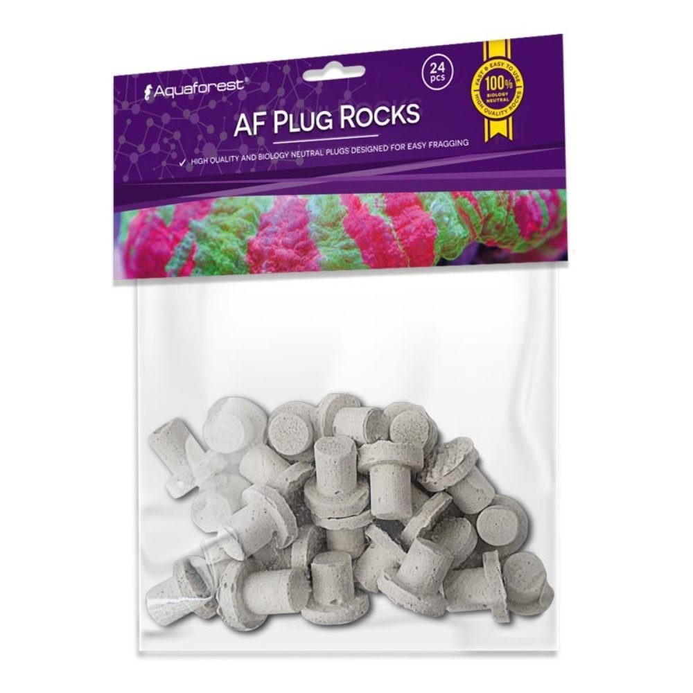 Aquaforest - AF Plug Rocks 24pz - Basette ad innesto per Talee vari colori