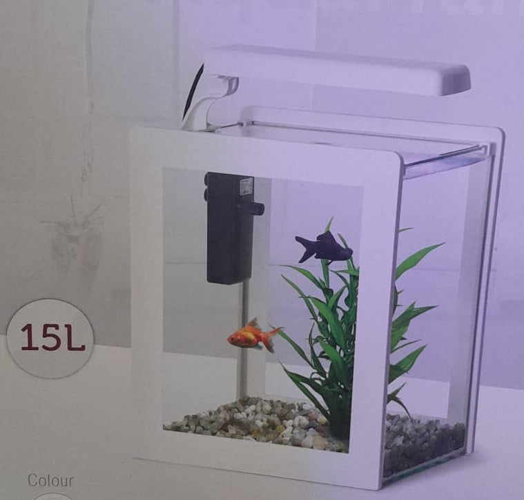 Aquatlantis - Aqua Frame Acquario completo da 15lt 27.4*20.4*33.4 cm