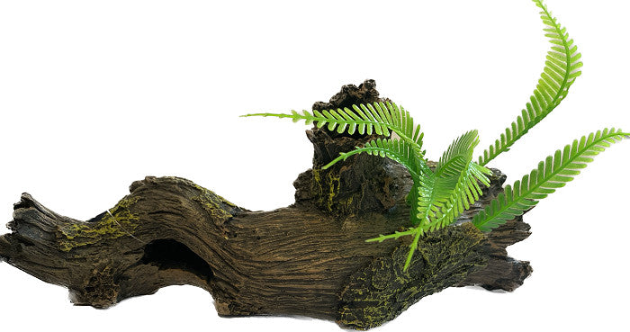 BluBios - Tronco Grande con piante Decorazione in resina