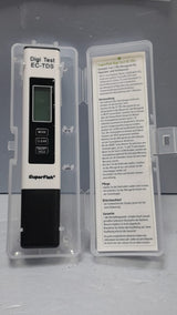 Amtra - Conduttivimetro - Test digitale per la determinazione della conducibilità dell’acqua (EC in µS e TDS in ppm)